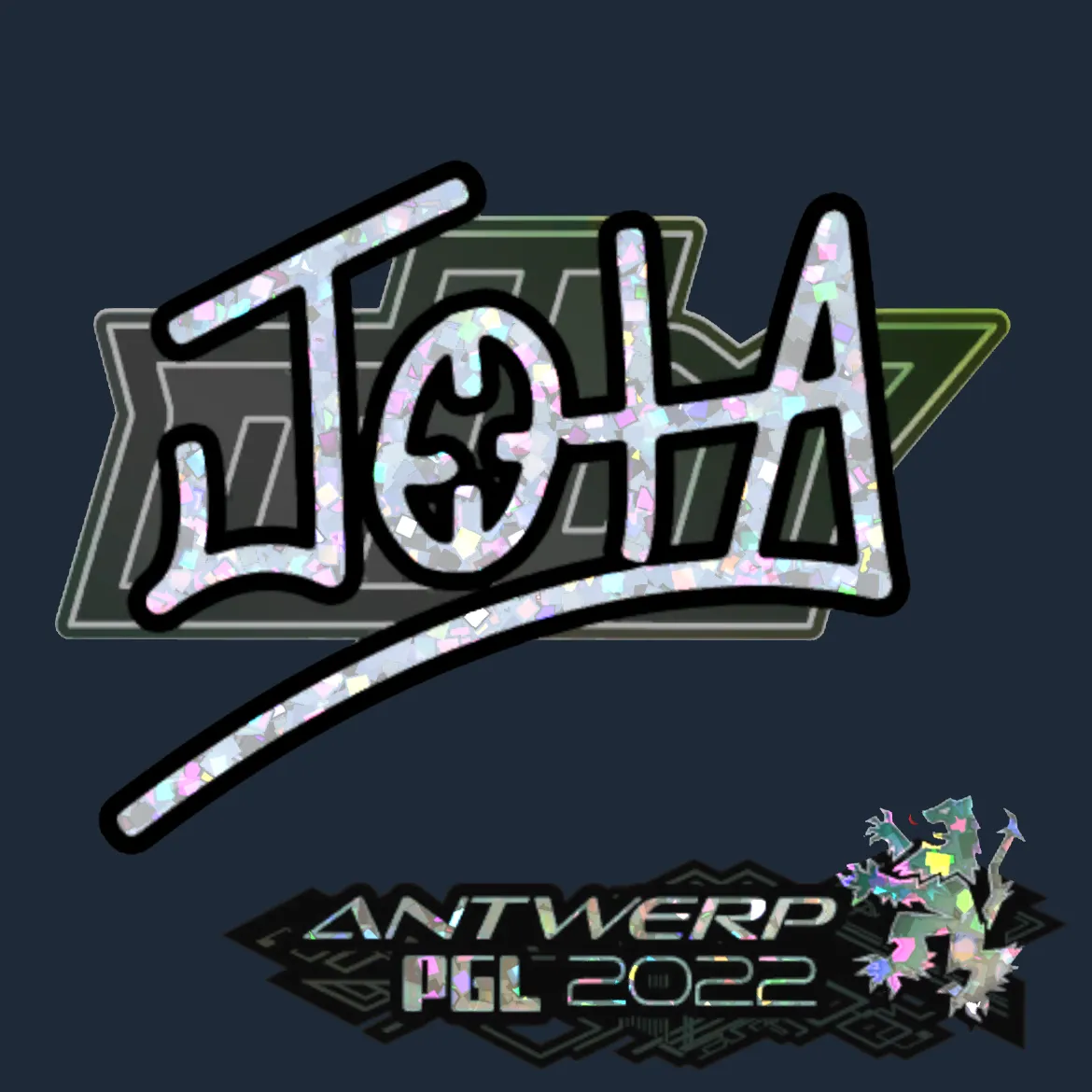 Sticker | JOTA (Glitter) | Antwerp 2022
