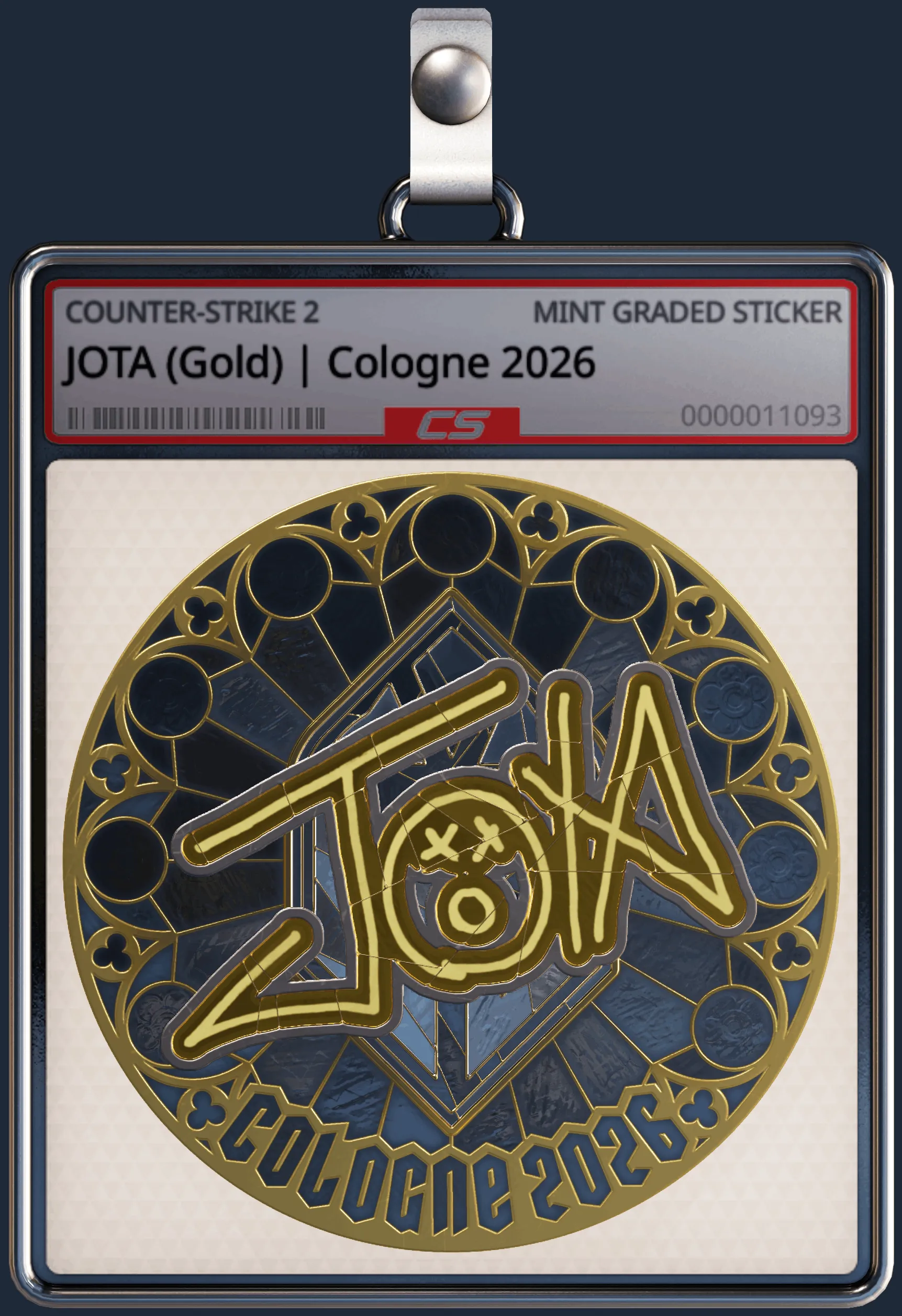 Sticker | JOTA (Gold) | Cologne 2026