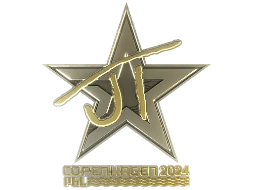 Sticker | JT (Gold) | Copenhagen 2024