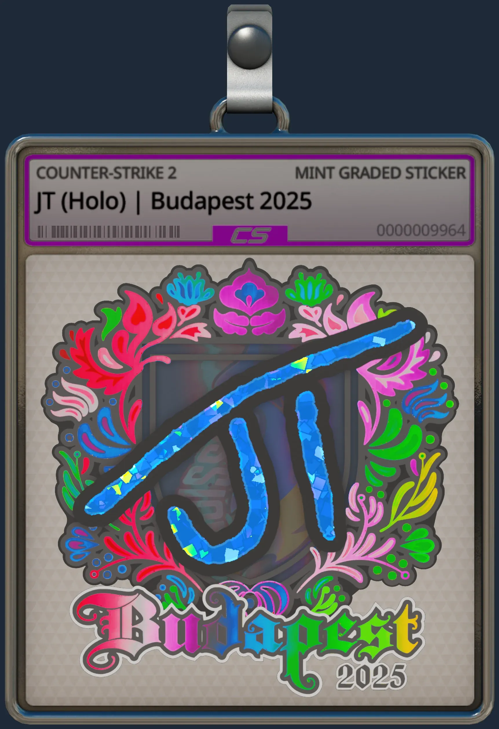 Sticker | JT (Holo) | Budapest 2025
