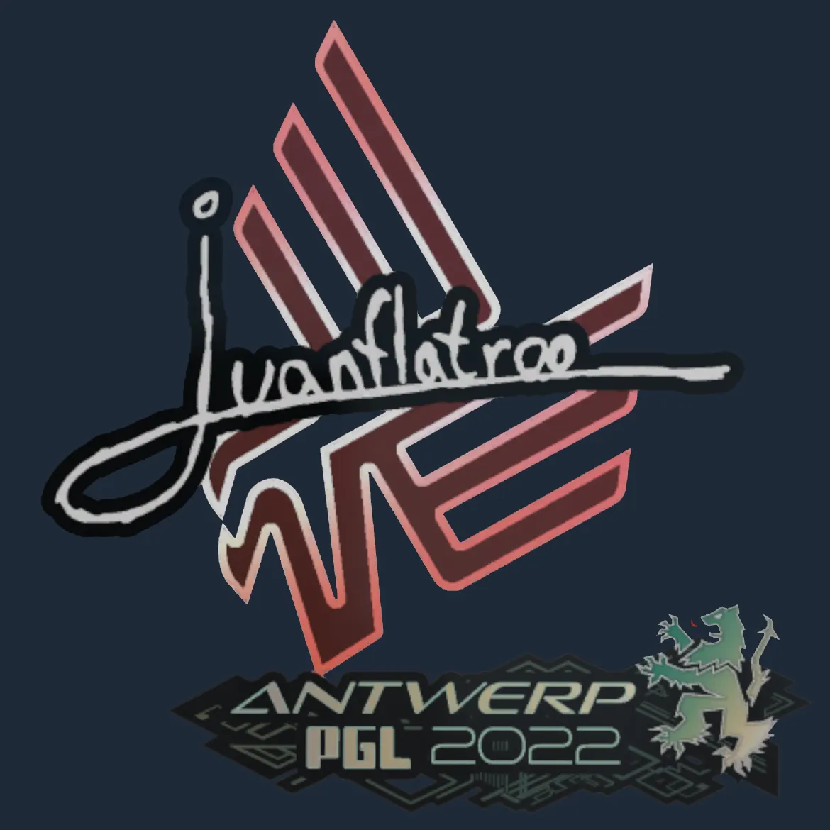 Sticker | juanflatroo | Antwerp 2022