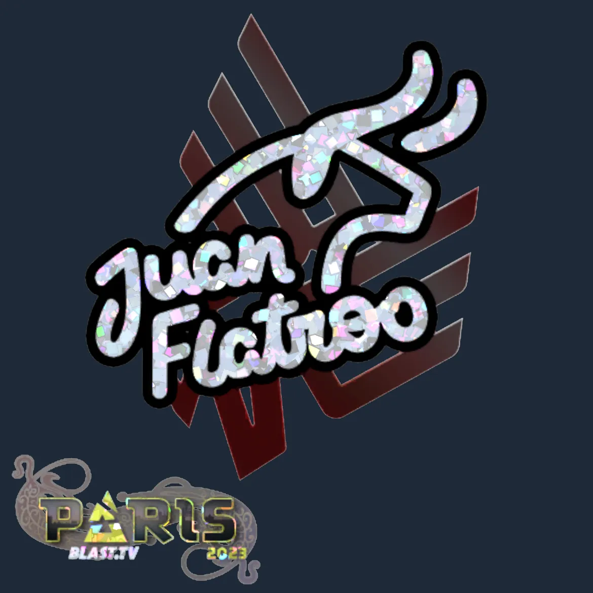 Sticker | juanflatroo (Glitter) | Paris 2023