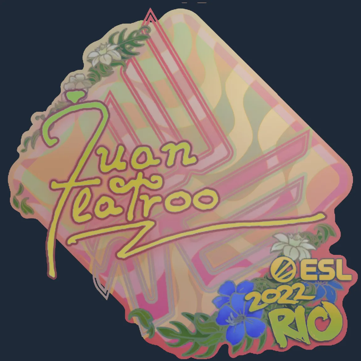 Sticker | juanflatroo (Holo) | Rio 2022