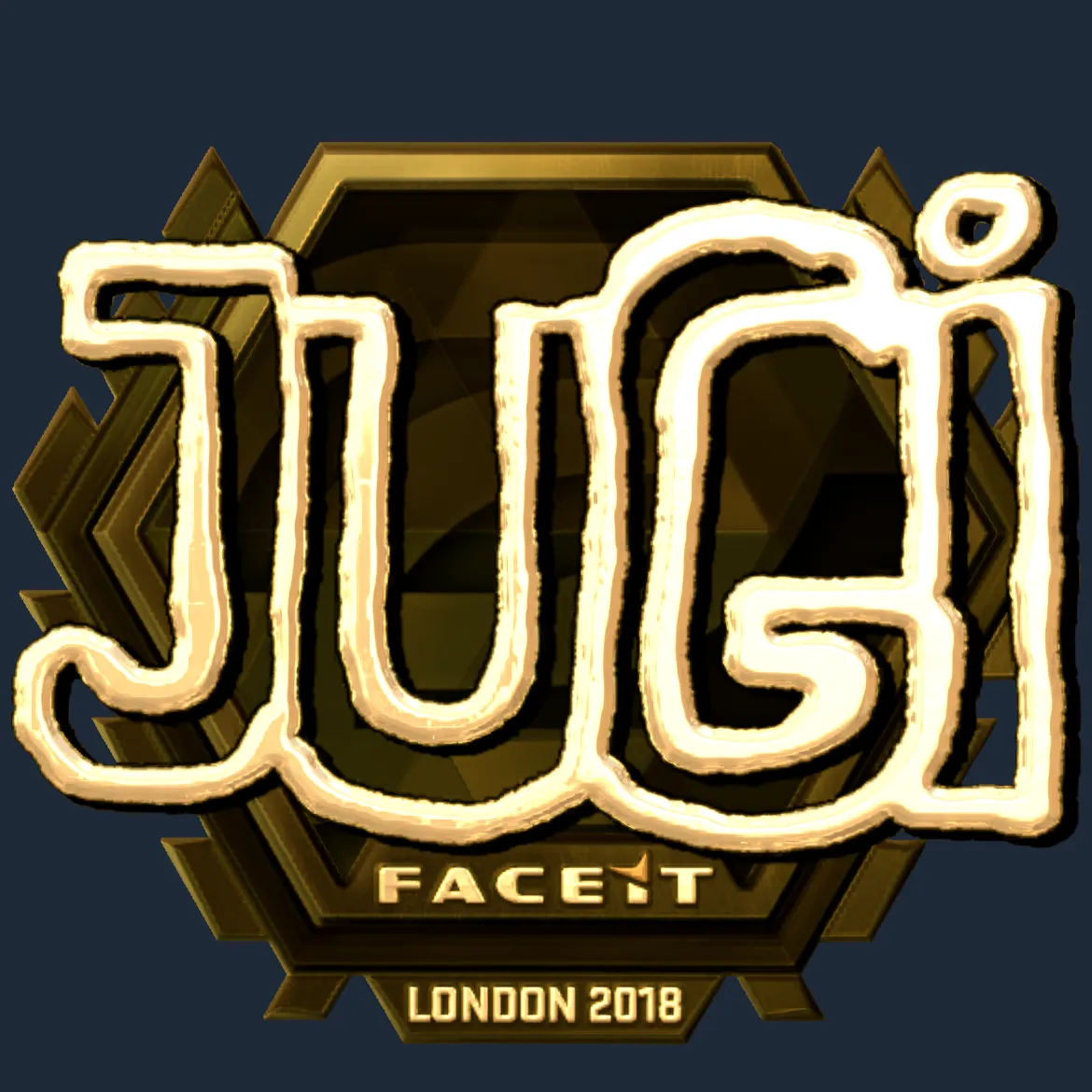 Sticker | JUGi (Gold) | London 2018