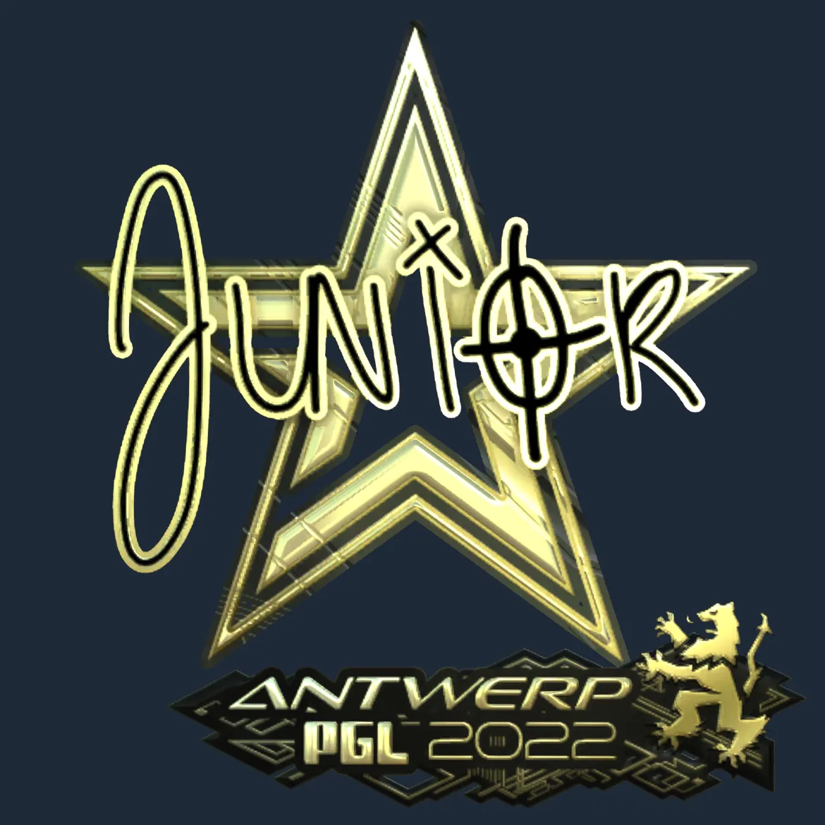 Sticker | junior (Gold) | Antwerp 2022