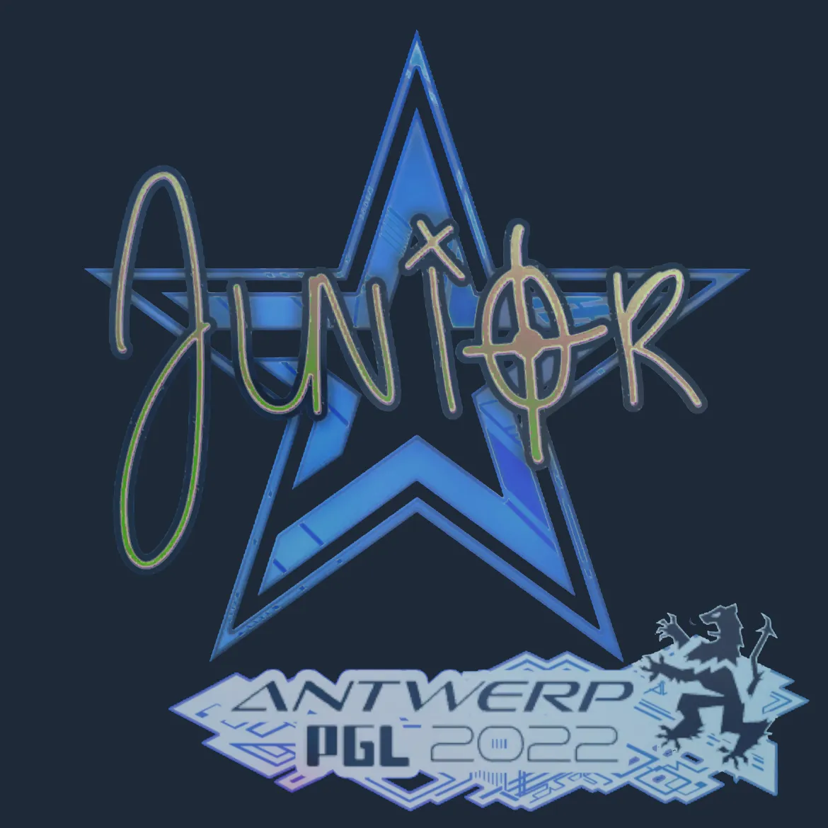 Sticker | junior (Holo) | Antwerp 2022