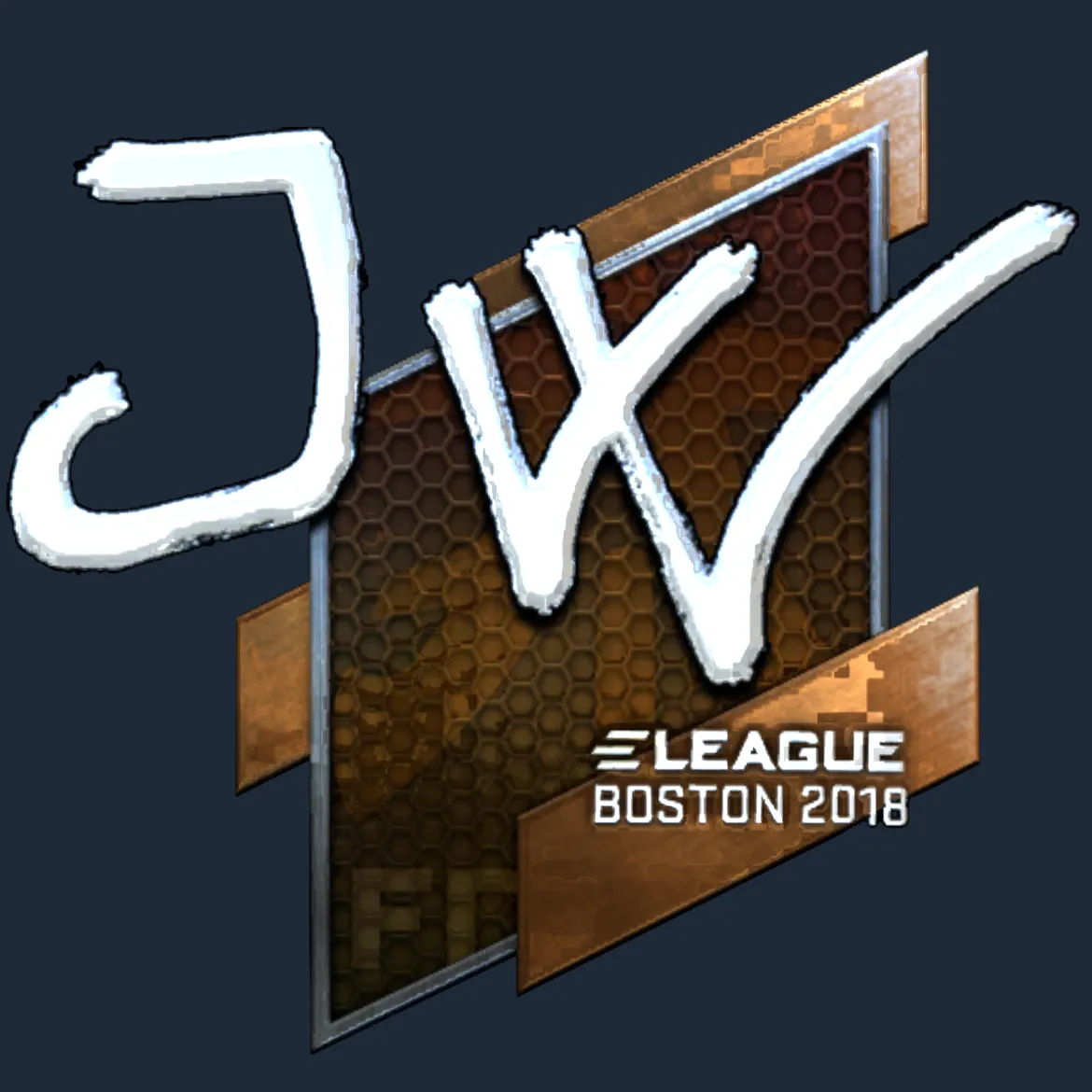 Sticker | JW (Foil) | Boston 2018