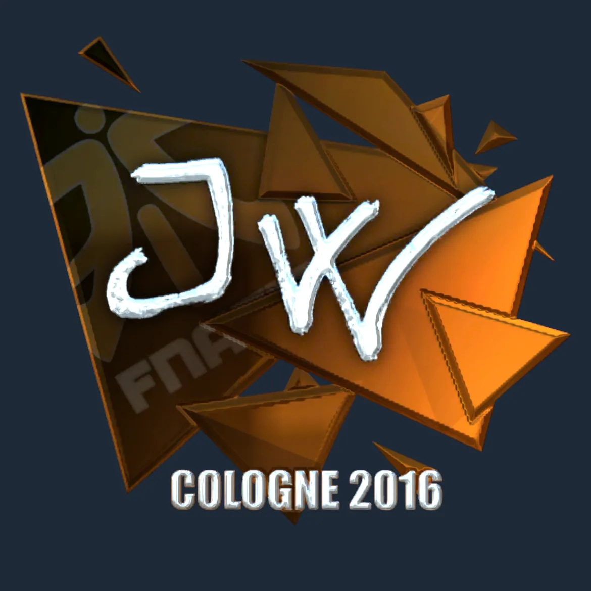 Sticker | JW (Foil) | Cologne 2016