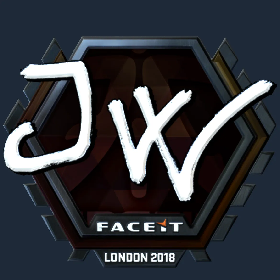 Sticker | JW (Foil) | London 2018