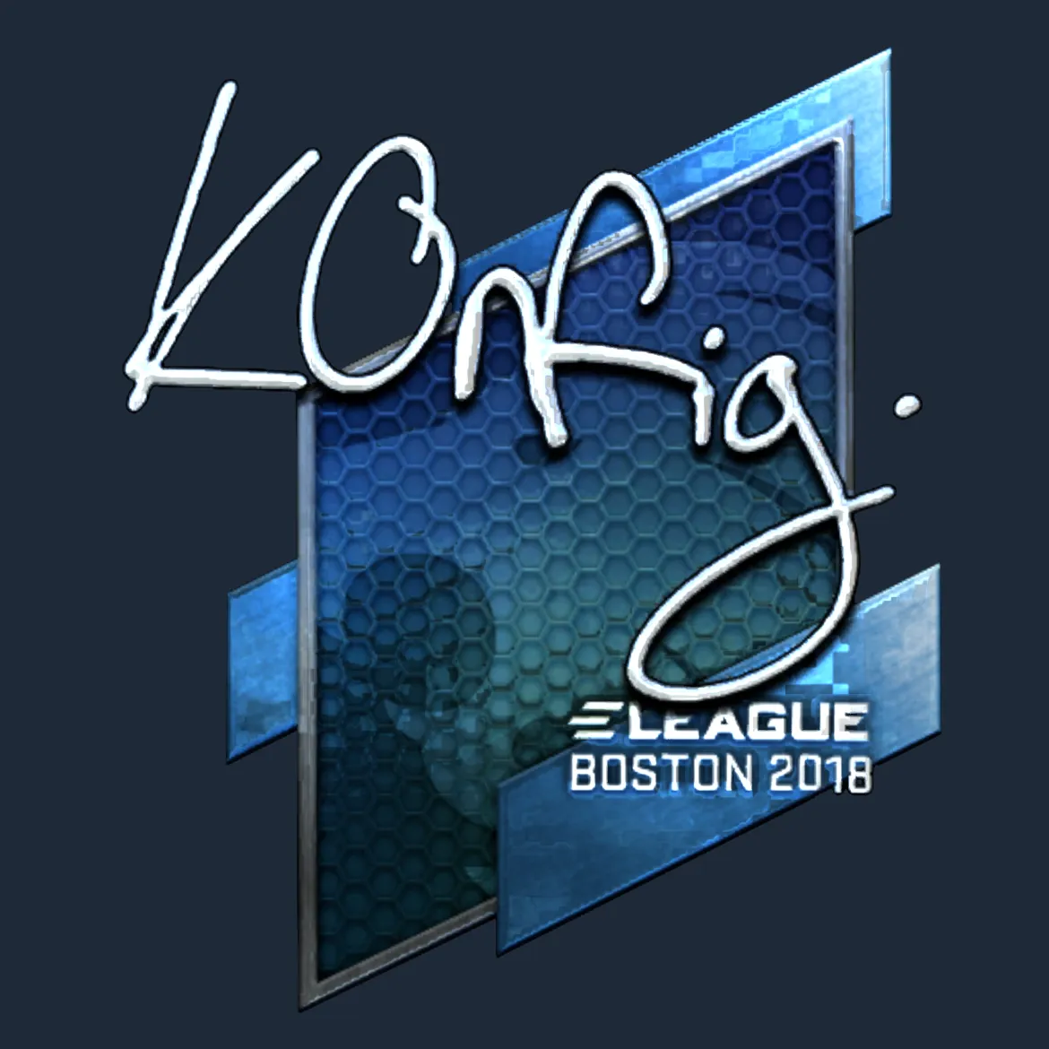 Sticker | k0nfig (Foil) | Boston 2018