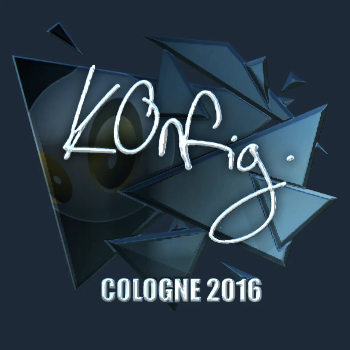 Sticker | k0nfig (Foil) | Cologne 2016