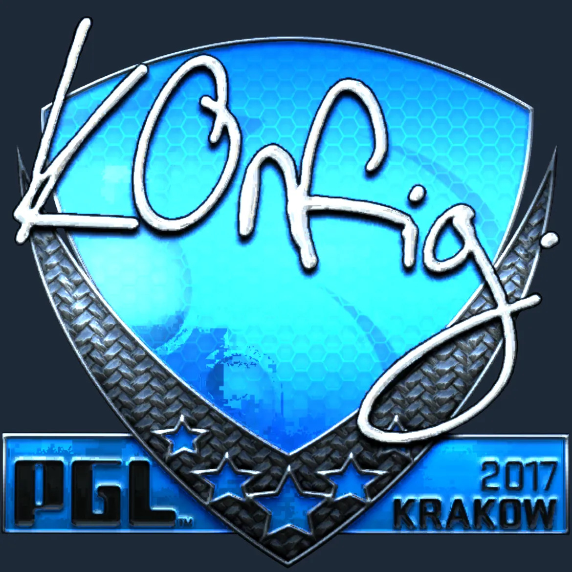 Sticker | k0nfig (Foil) | Krakow 2017