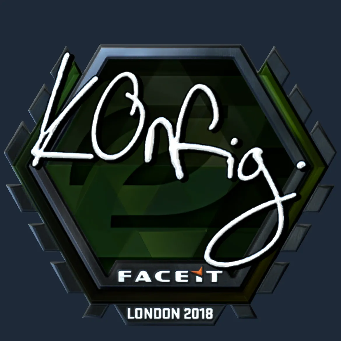 Sticker | k0nfig (Foil) | London 2018