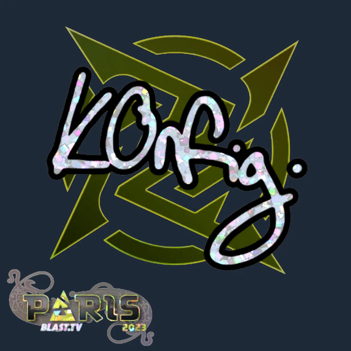 Sticker | k0nfig (Glitter) | Paris 2023