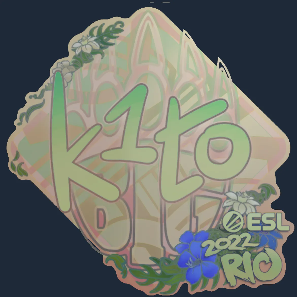 Sticker | k1to (Holo) | Rio 2022