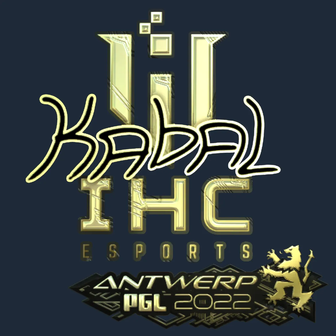 Sticker | kabal (Gold) | Antwerp 2022