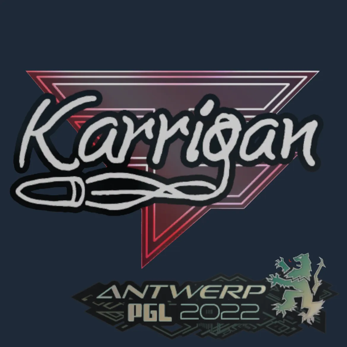 Sticker | karrigan | Antwerp 2022