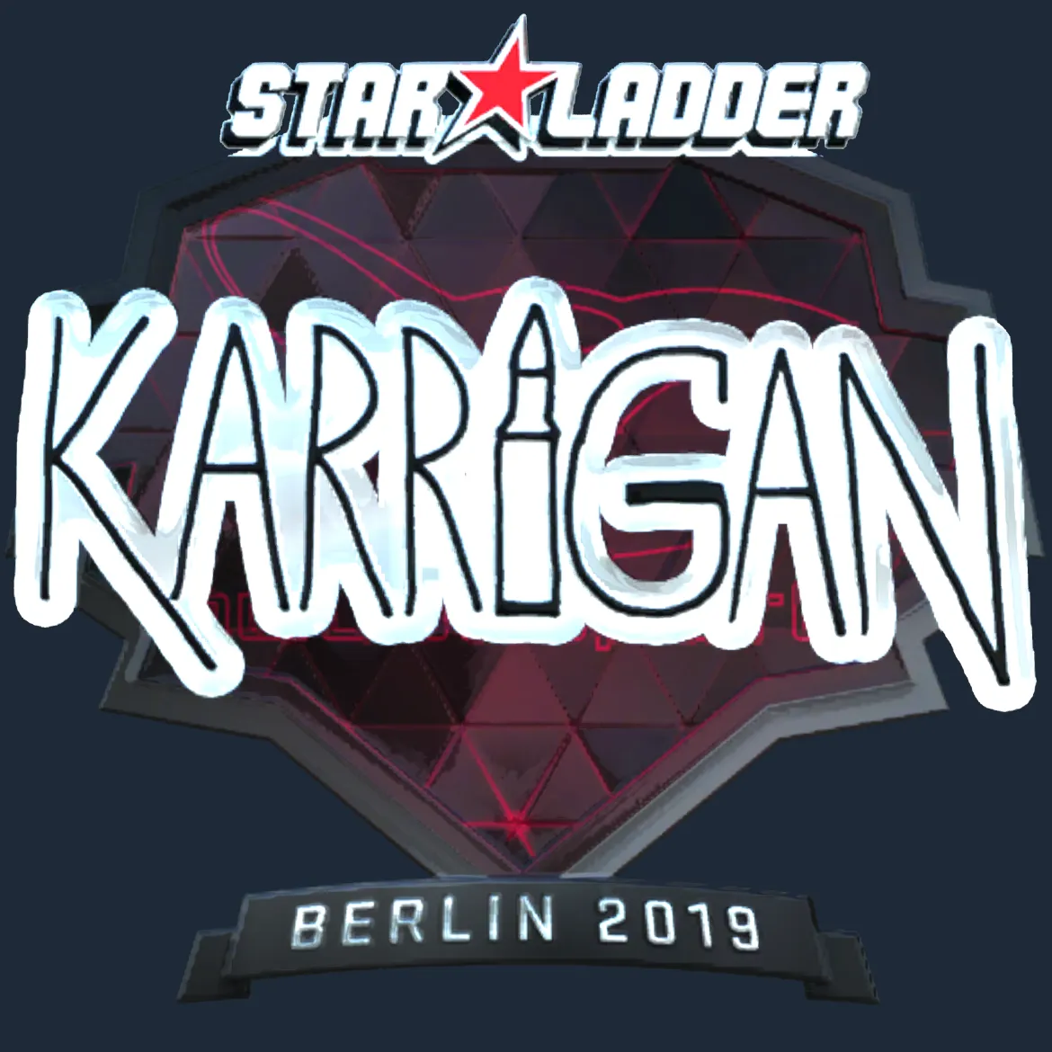 Sticker | karrigan (Foil) | Berlin 2019