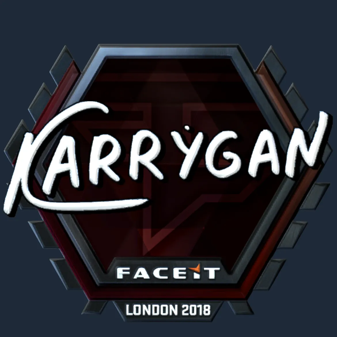 Sticker | karrigan (Foil) | London 2018