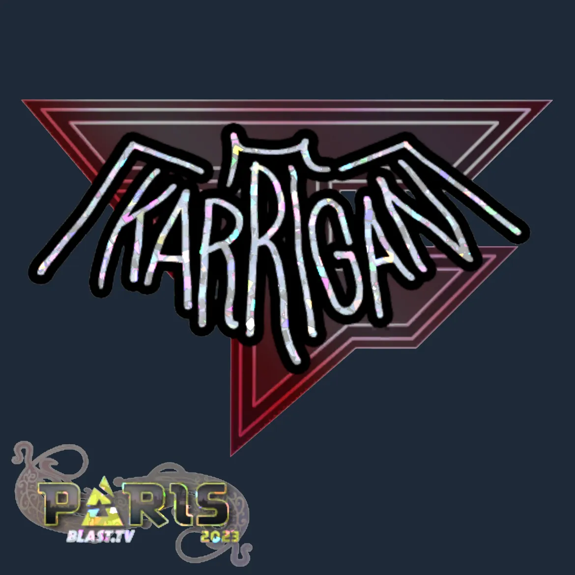 Sticker | karrigan (Glitter) | Paris 2023