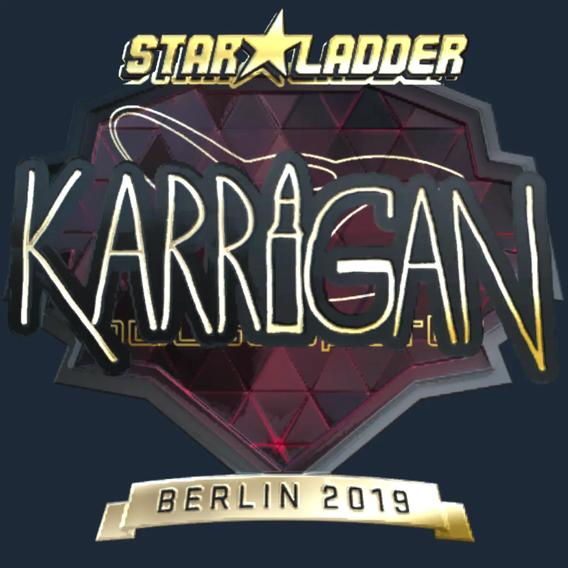 Sticker | karrigan (Gold) | Berlin 2019