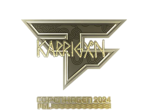 Sticker | karrigan (Gold) | Copenhagen 2024