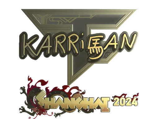Sticker | karrigan (Gold) | Shanghai 2024
