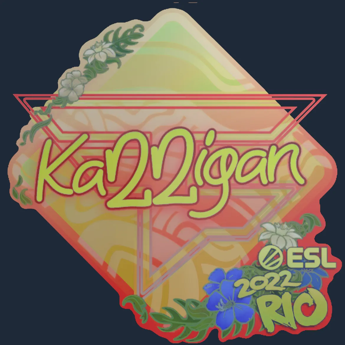 Sticker | karrigan (Holo) | Rio 2022
