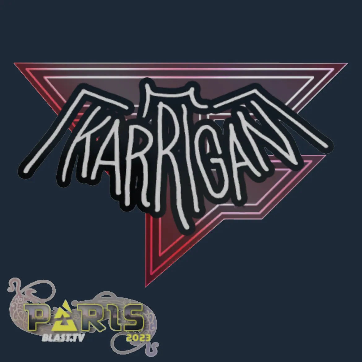 Sticker | karrigan | Paris 2023
