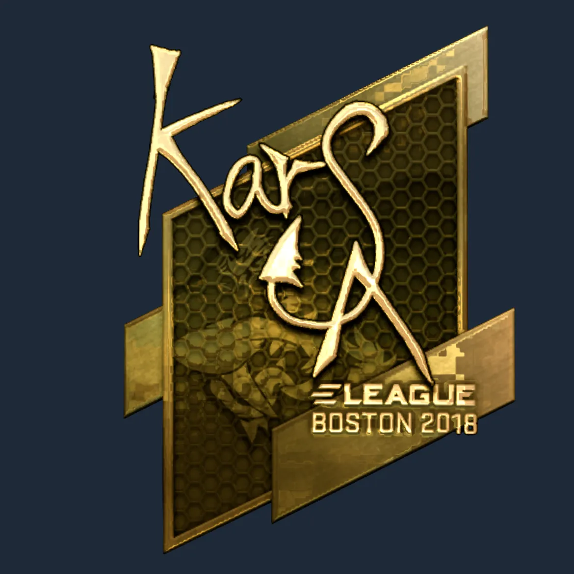 Sticker | Karsa (Gold) | Boston 2018