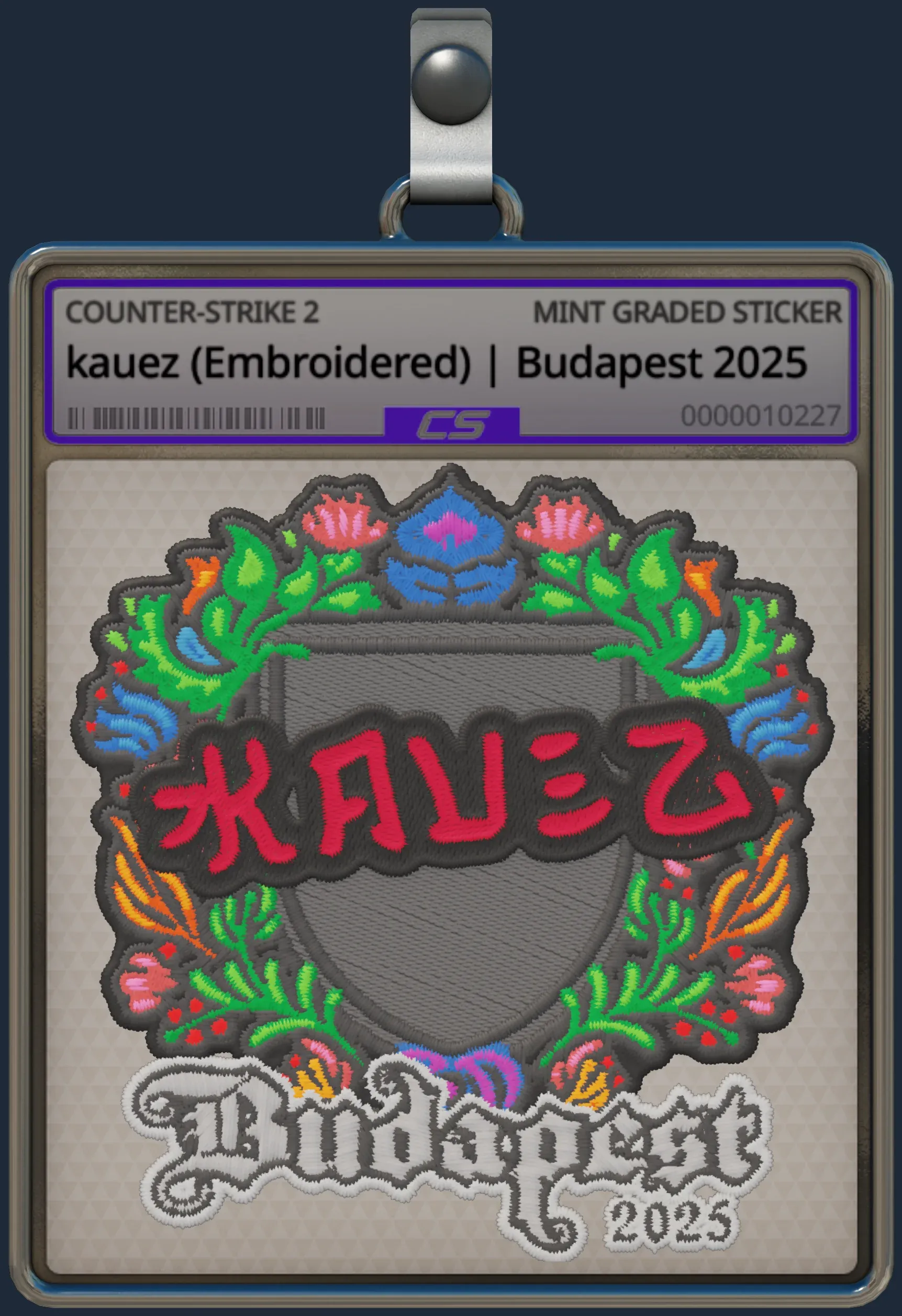Sticker | kauez (Embroidered) | Budapest 2025