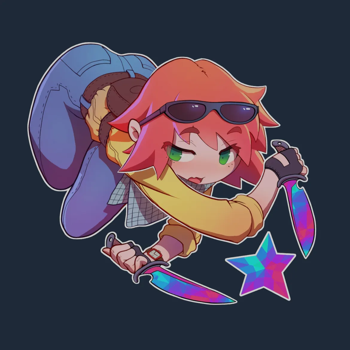 Sticker | Kawaii T (Holo)
