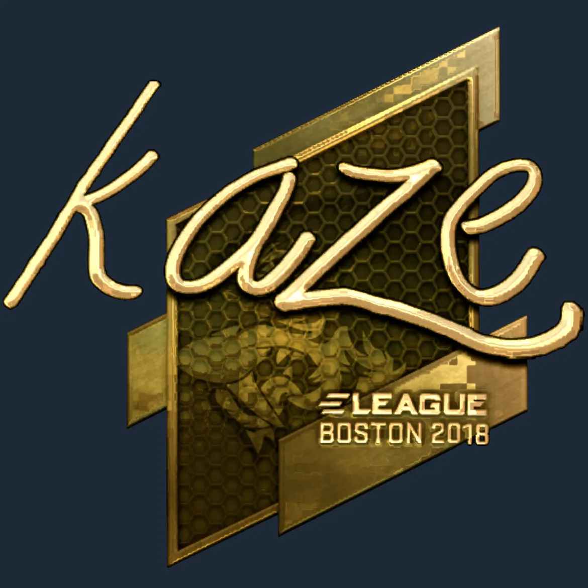 Sticker | Kaze (Gold) | Boston 2018