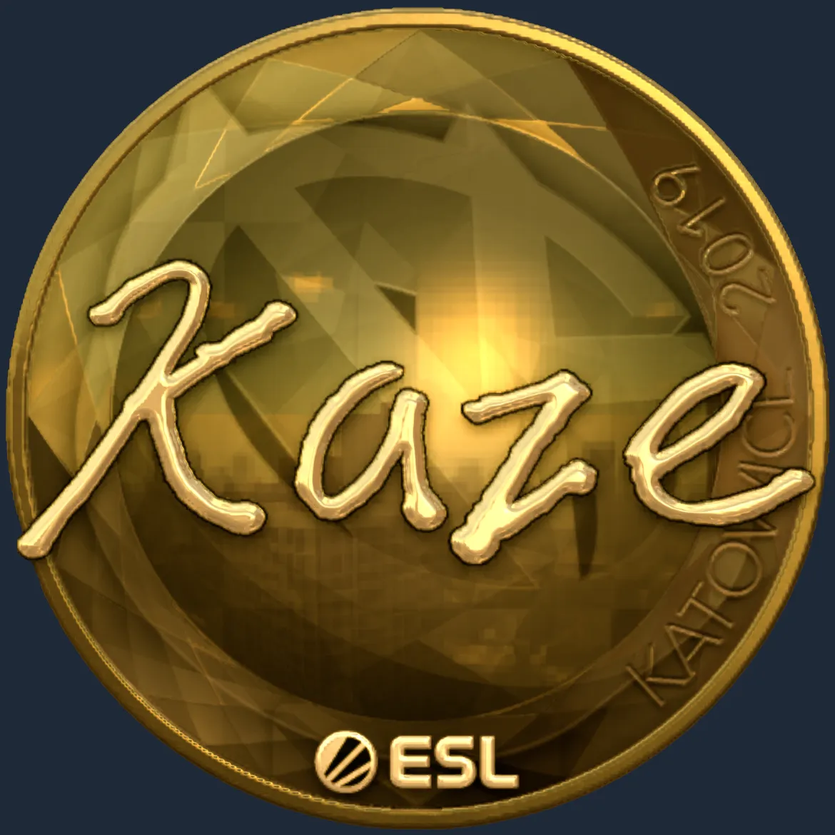 Sticker | Kaze (Gold) | Katowice 2019