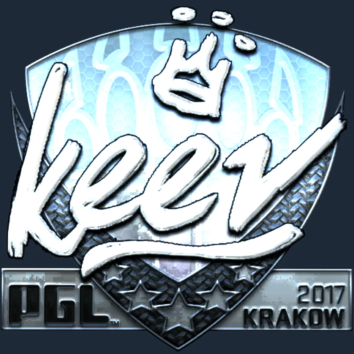 Sticker | keev (Foil) | Krakow 2017