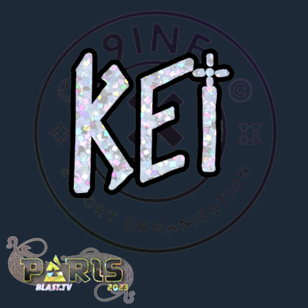 Sticker | KEi (Glitter) | Paris 2023
