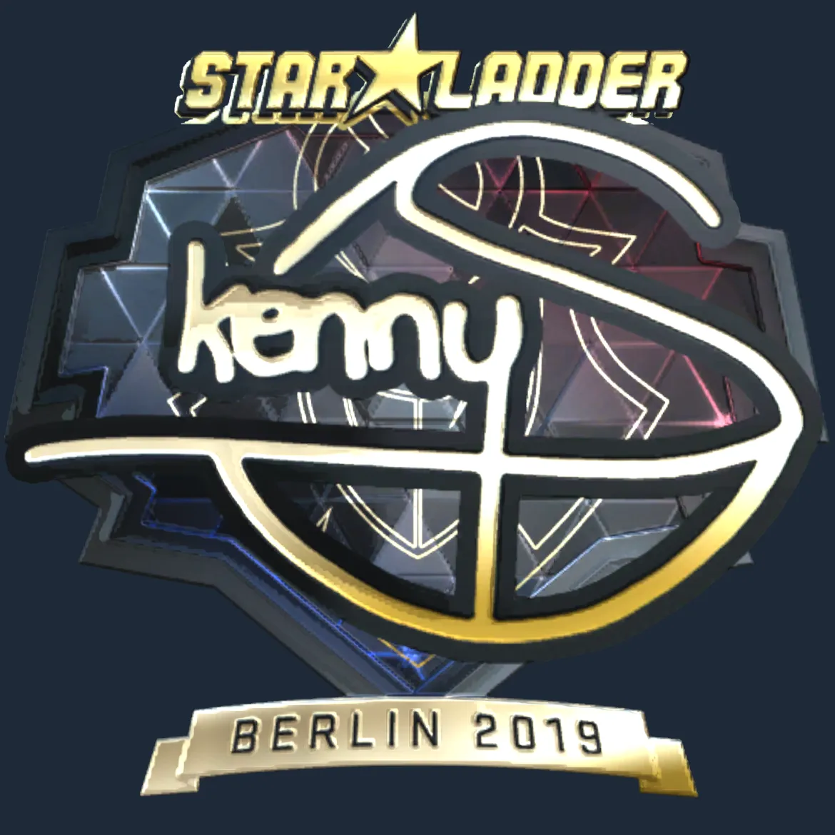 Sticker | kennyS (Gold) | Berlin 2019