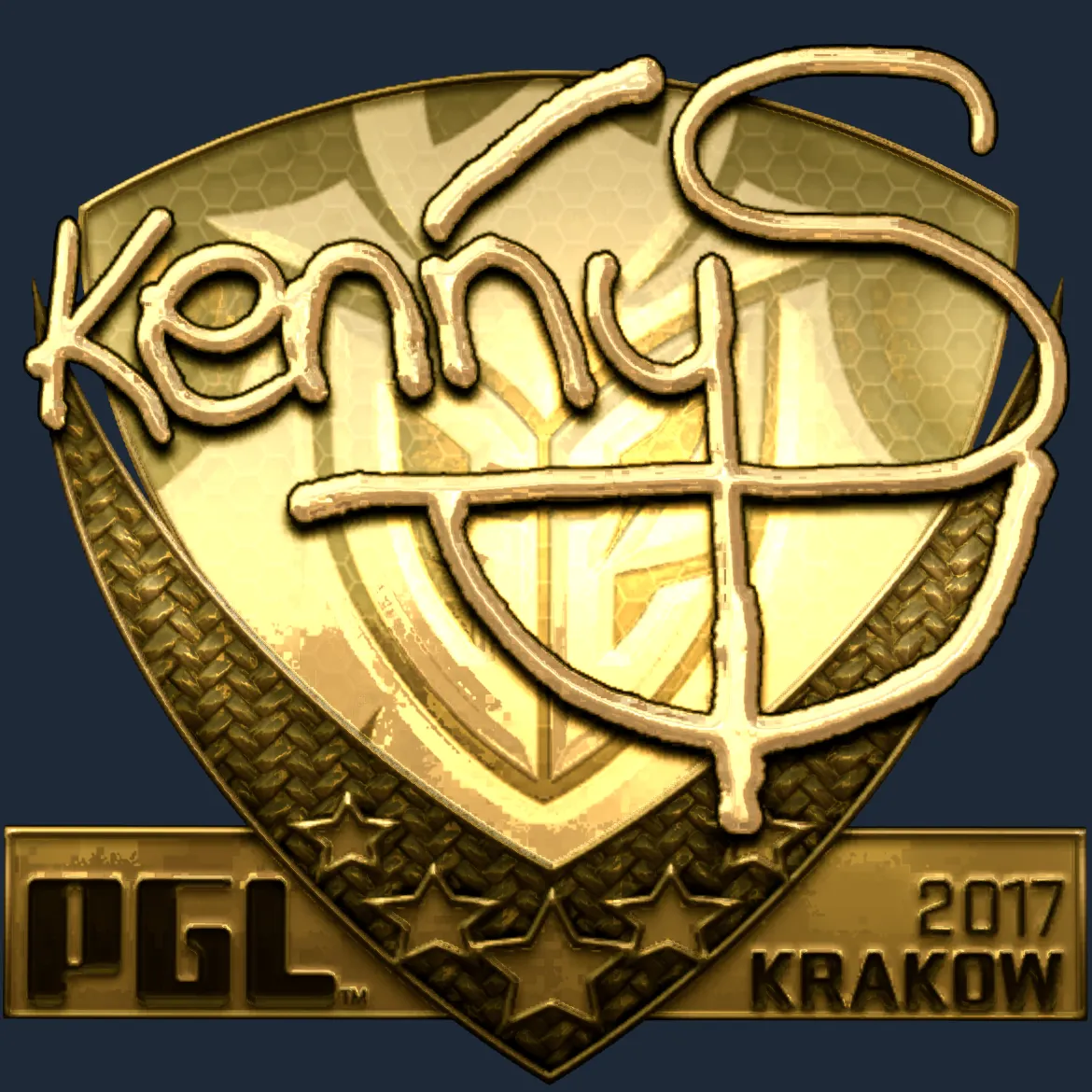 Sticker | kennyS (Gold) | Krakow 2017