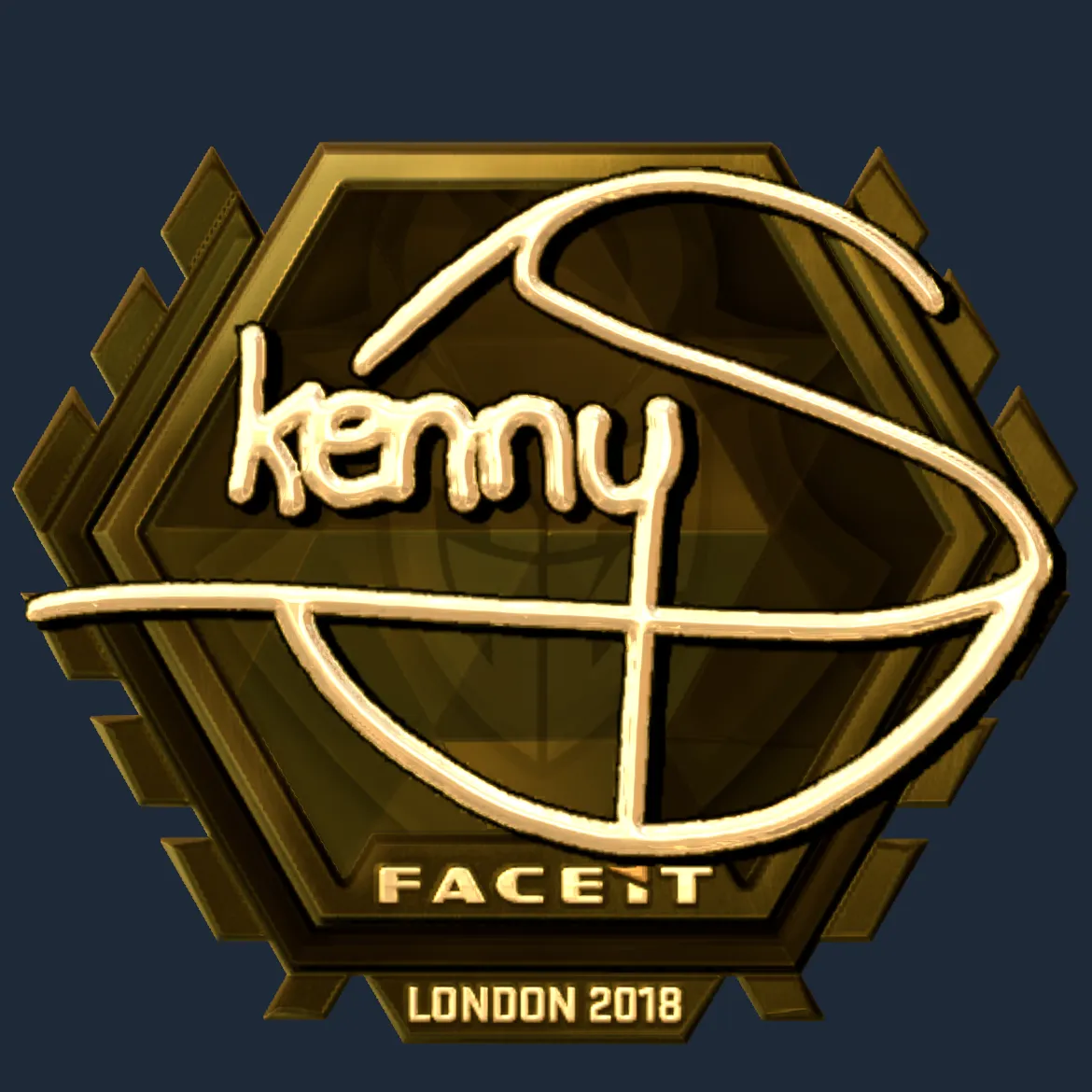 Sticker | kennyS (Gold) | London 2018