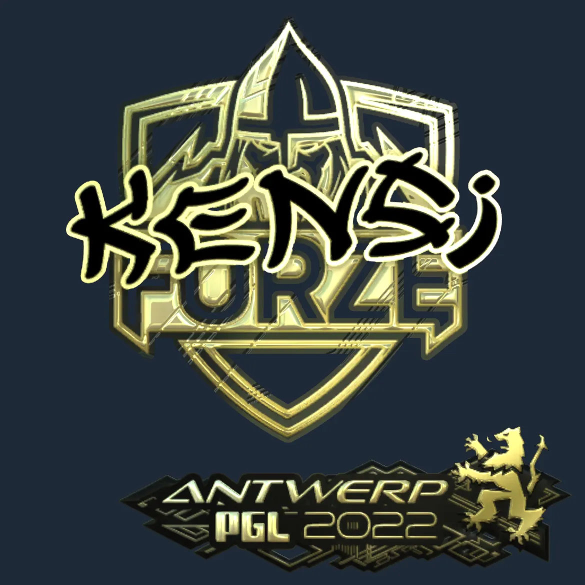 Sticker | KENSi (Gold) | Antwerp 2022