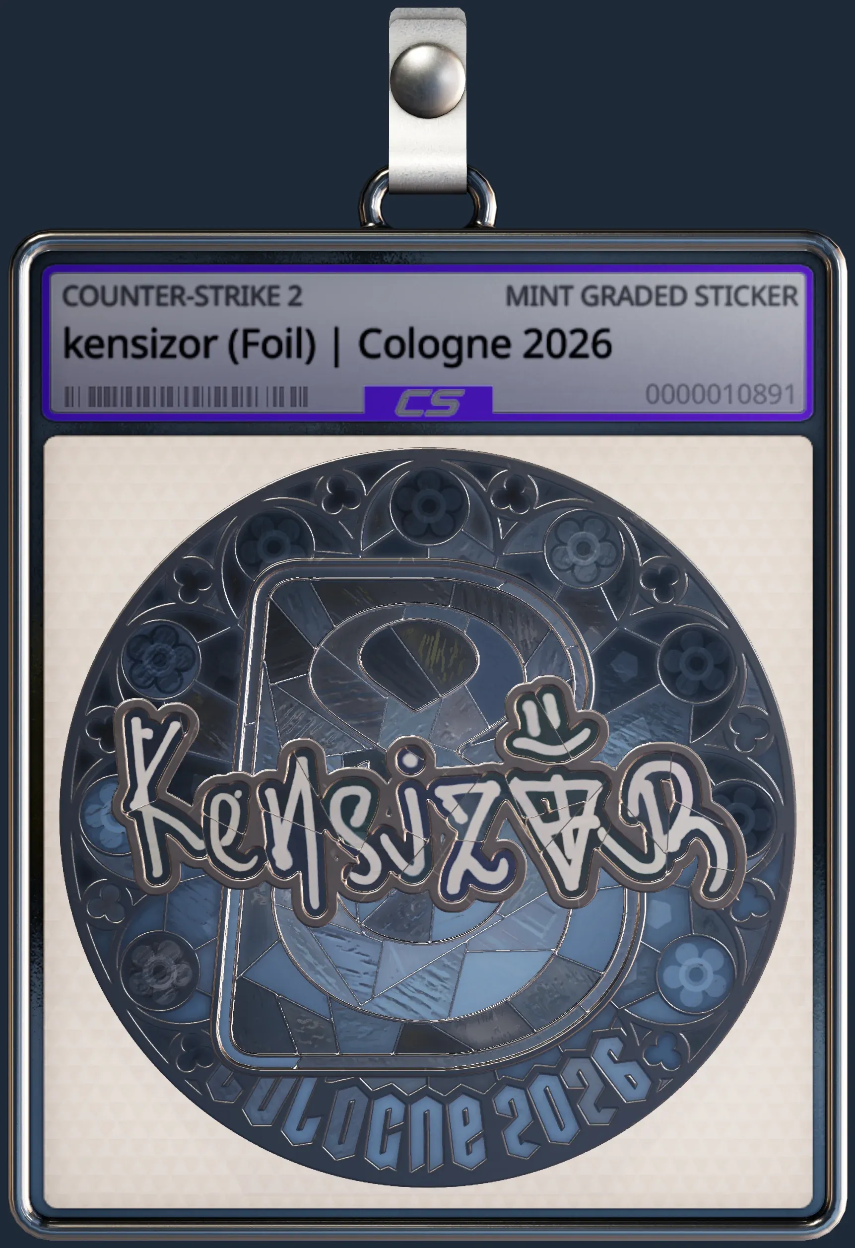 Sticker | kensizor (Foil) | Cologne 2026