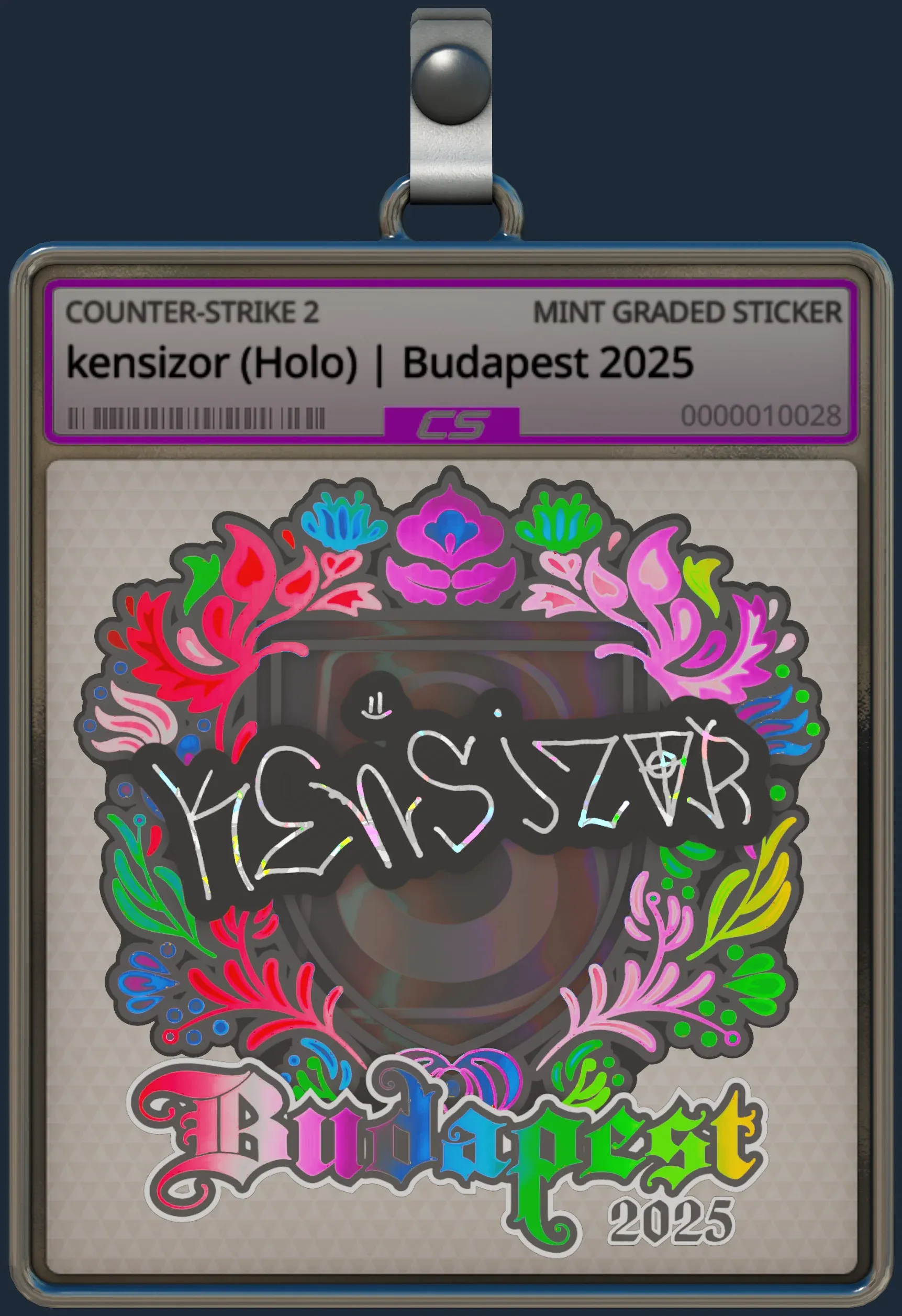 Sticker | kensizor (Holo) | Budapest 2025