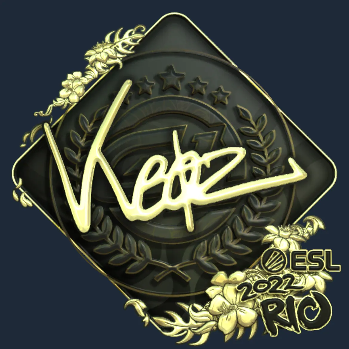 Sticker | Keoz (Gold) | Rio 2022