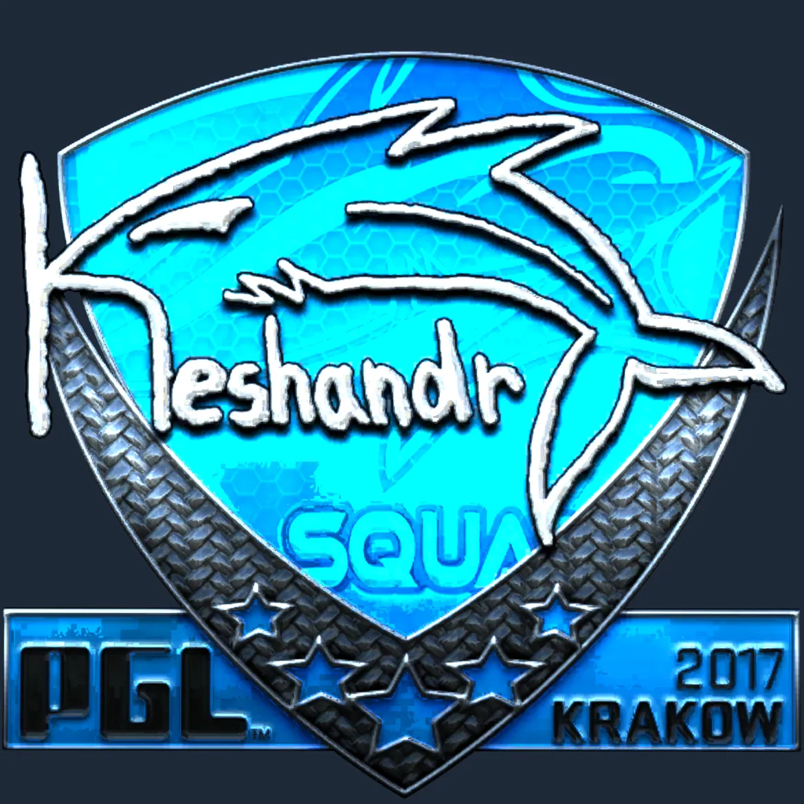 Sticker | keshandr (Foil) | Krakow 2017