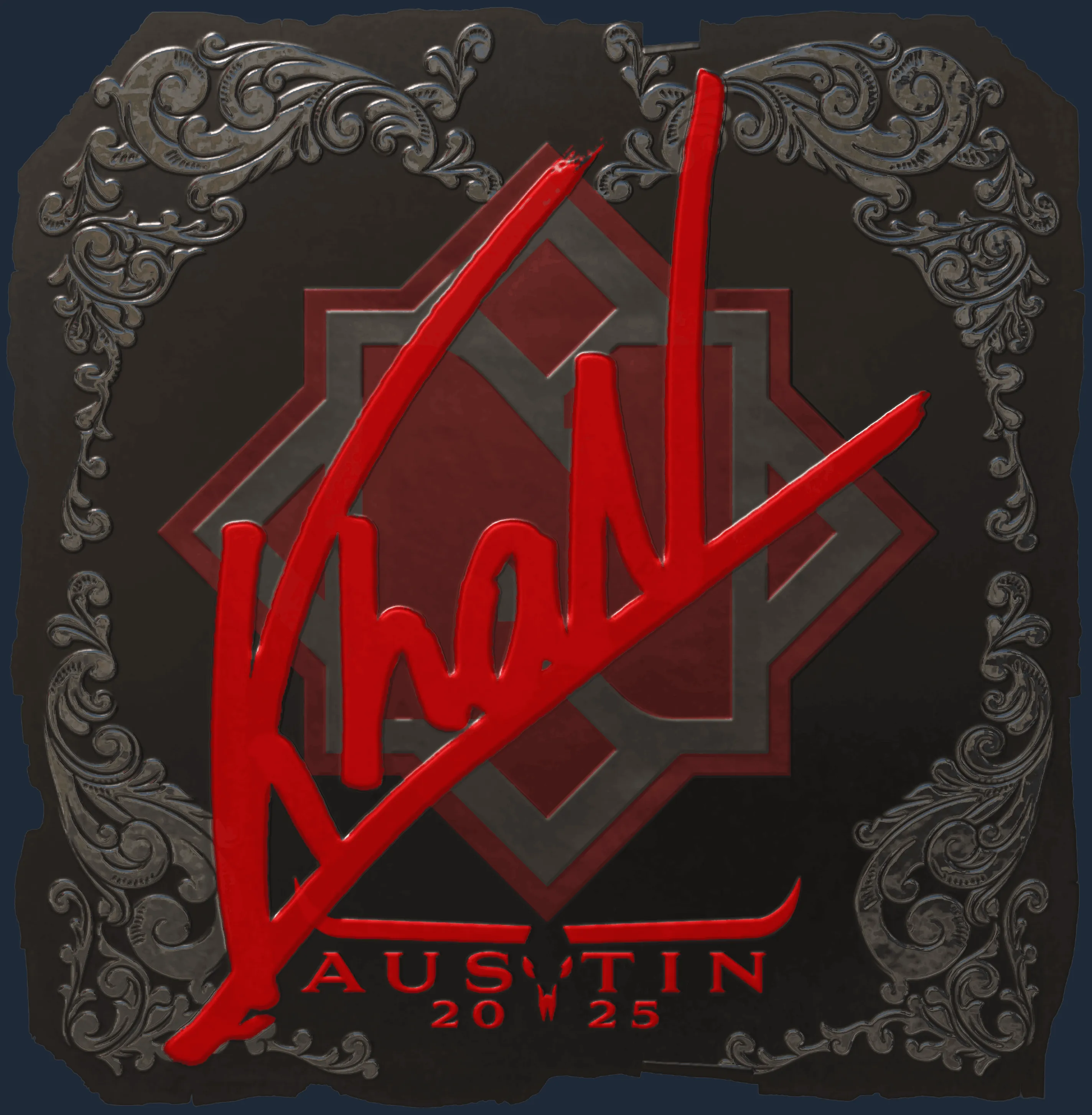 Sticker | khaN (Foil) | Austin 2025