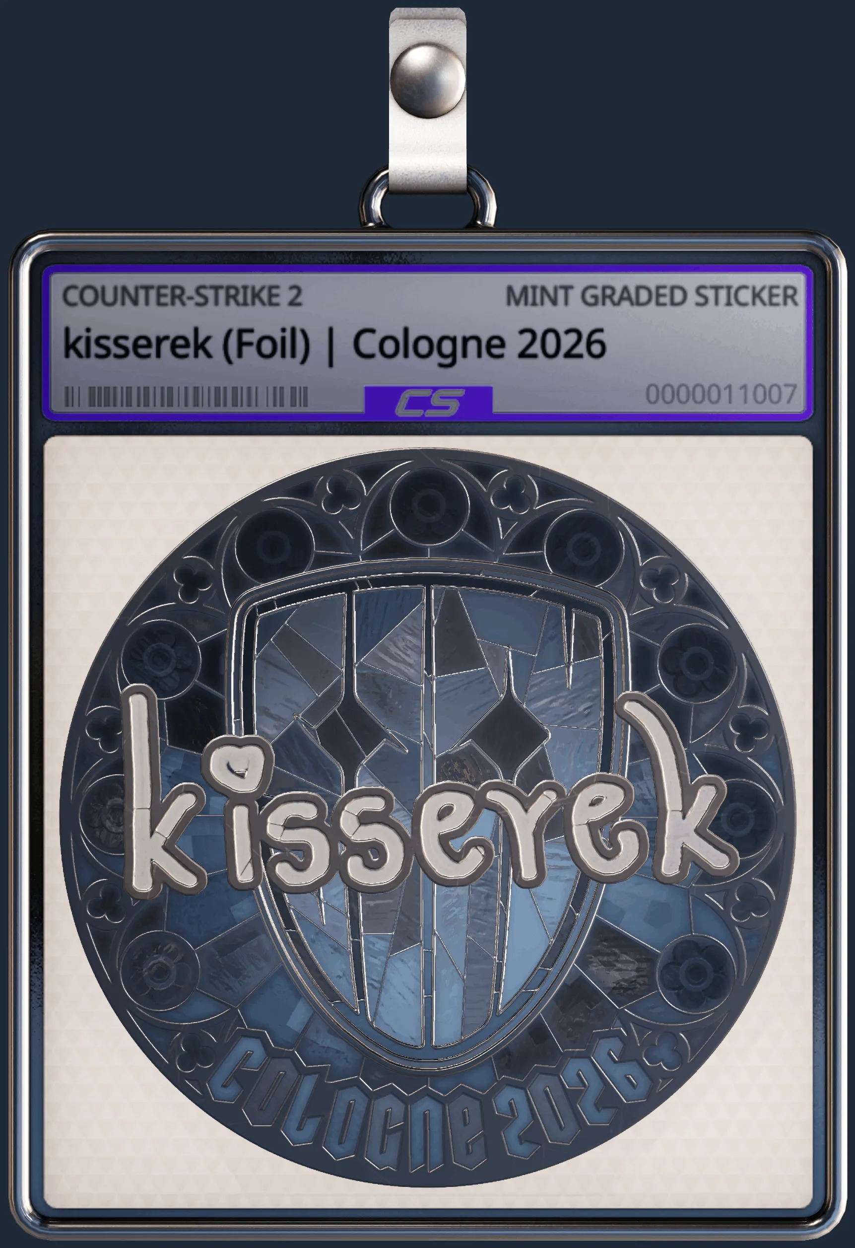 Sticker | kisserek (Foil) | Cologne 2026