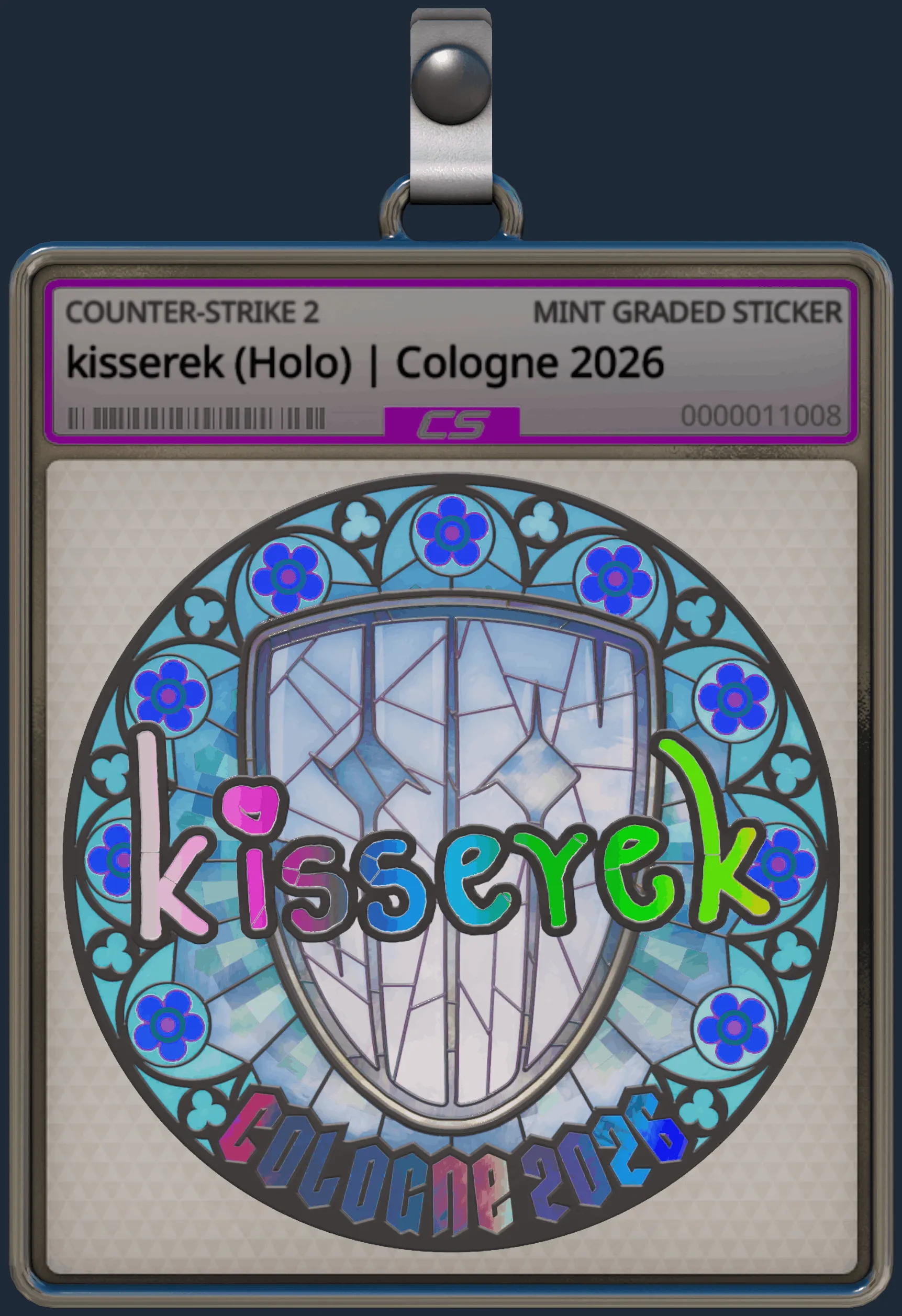 Sticker | kisserek (Holo) | Cologne 2026