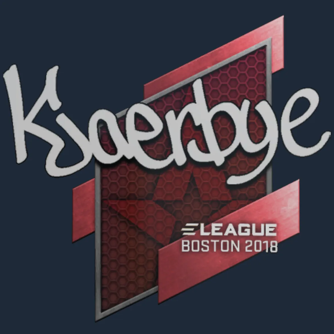 Sticker | Kjaerbye | Boston 2018