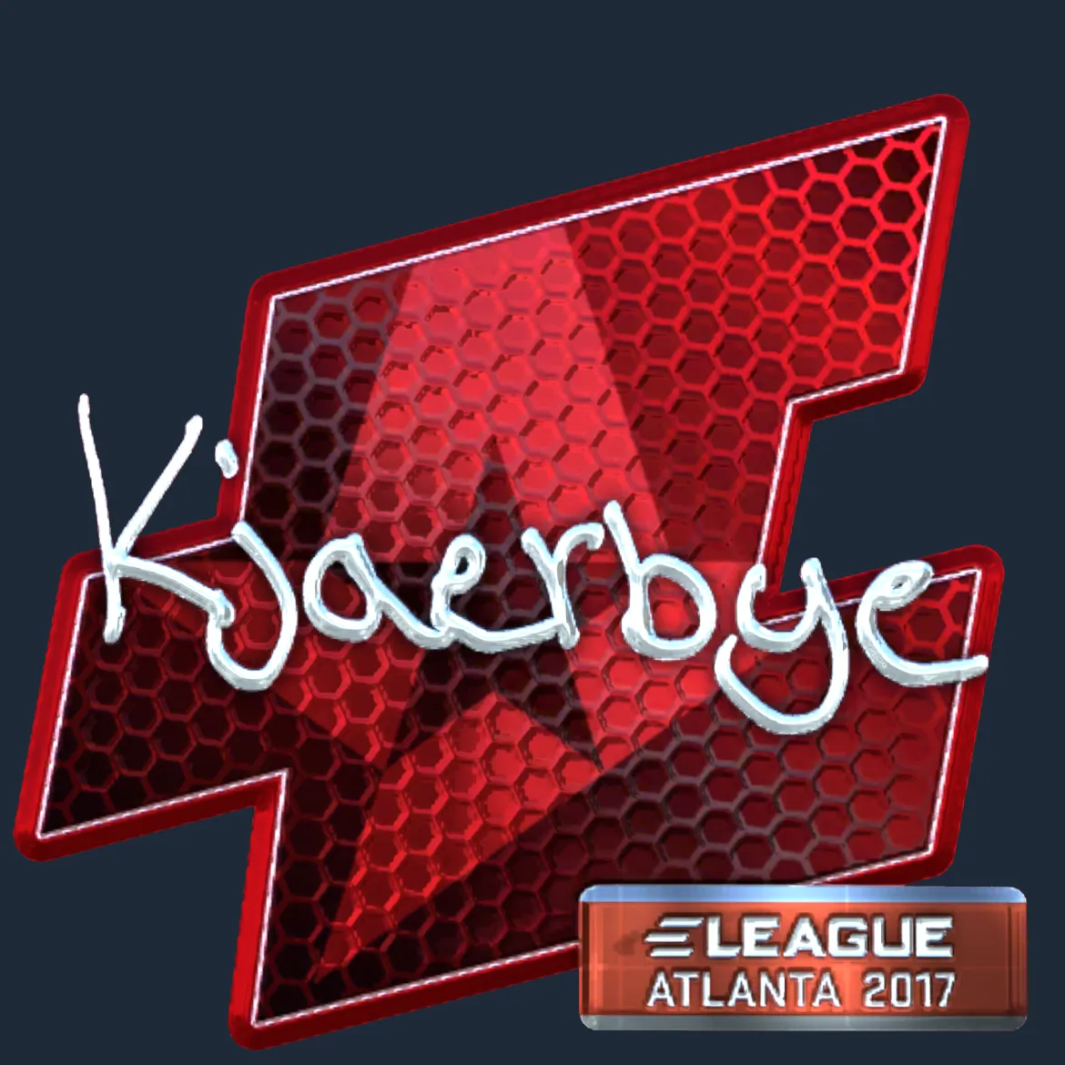Sticker | Kjaerbye (Foil) | Atlanta 2017