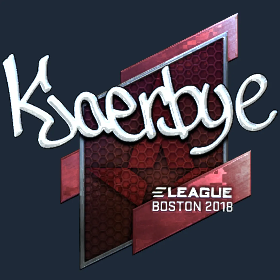 Sticker | Kjaerbye (Foil) | Boston 2018